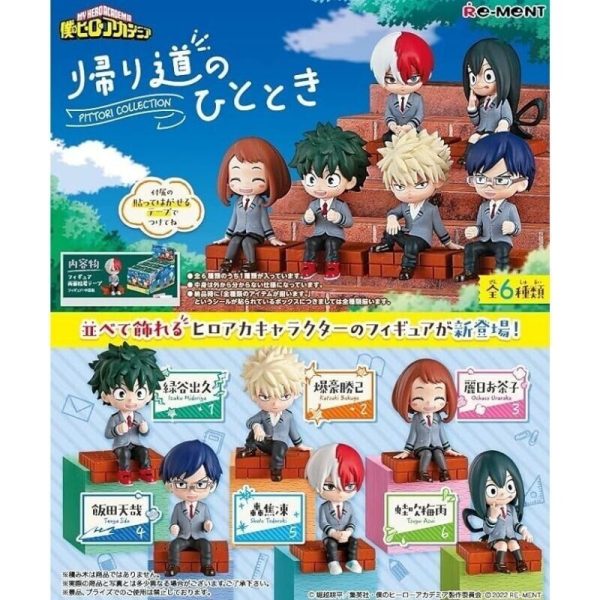 Re-Ment My Hero Academia Moment On The Way Home Full Set 6 BOX Figure JAPAN Online