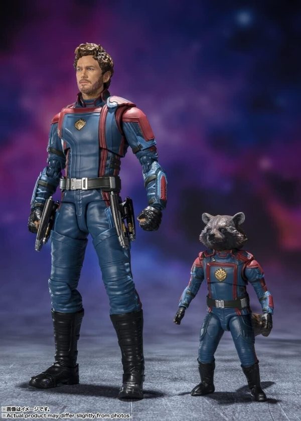 S.H.Figuarts Guardians of the Galaxy 3 Star-Lord & Rocket Raccoon Action Figure Cheap