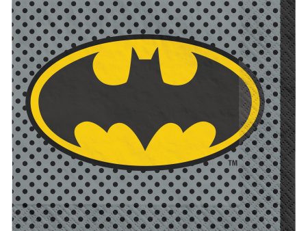 Batman Lunch Napkins, 16ct Online Hot Sale