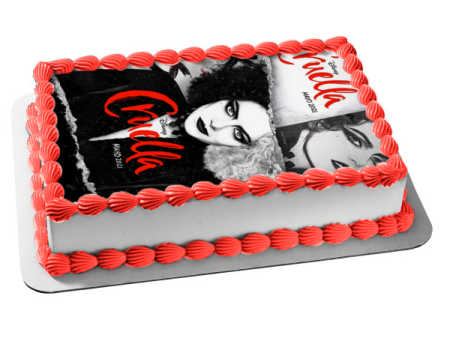 Cruella Movie Poster Edible Cake Topper Image ABPID54670 Supply