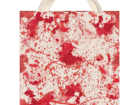 Bloody Canvas Treat Bag, 14.75  x 13.5  For Sale