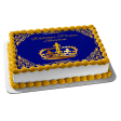 Welcome Prince  Gold Crown Baby Shower Cake Edible Cake Topper Image ABPID54647 Supply