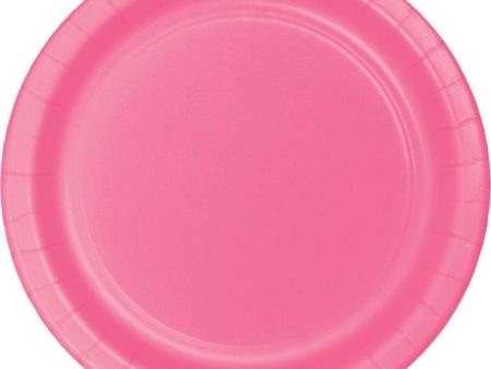 Candy Pink 7  Plates, 8ct Online now