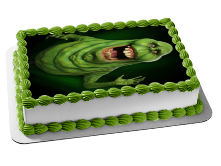 Ghostbusters: Afterlife Slimer Edible Cake Topper Image ABPID54654 Hot on Sale