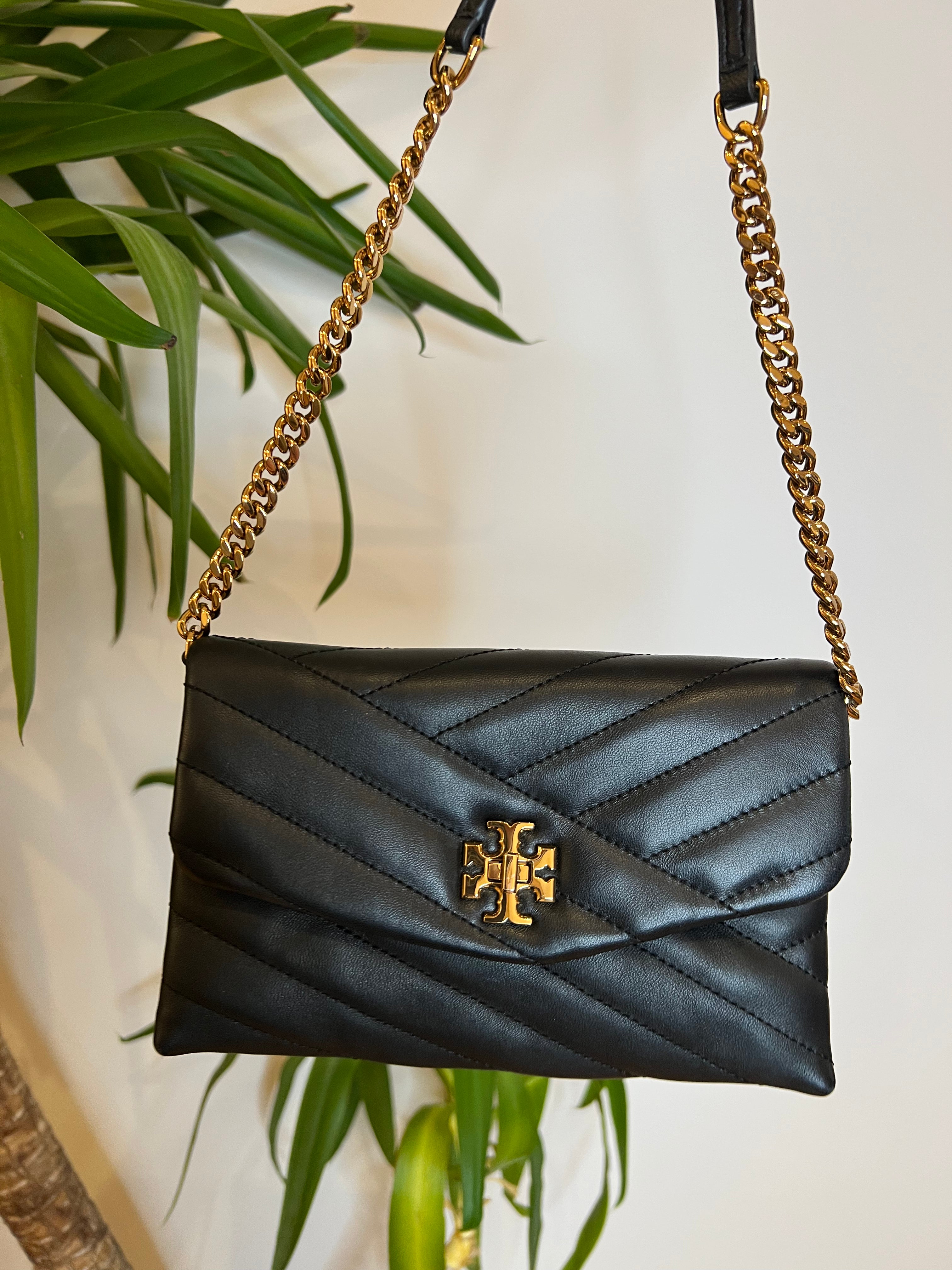 Tory Burch Black Leather Crossbody For Discount