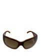 Chanel Tortoise Shell Wrap Around Sunglasses Supply