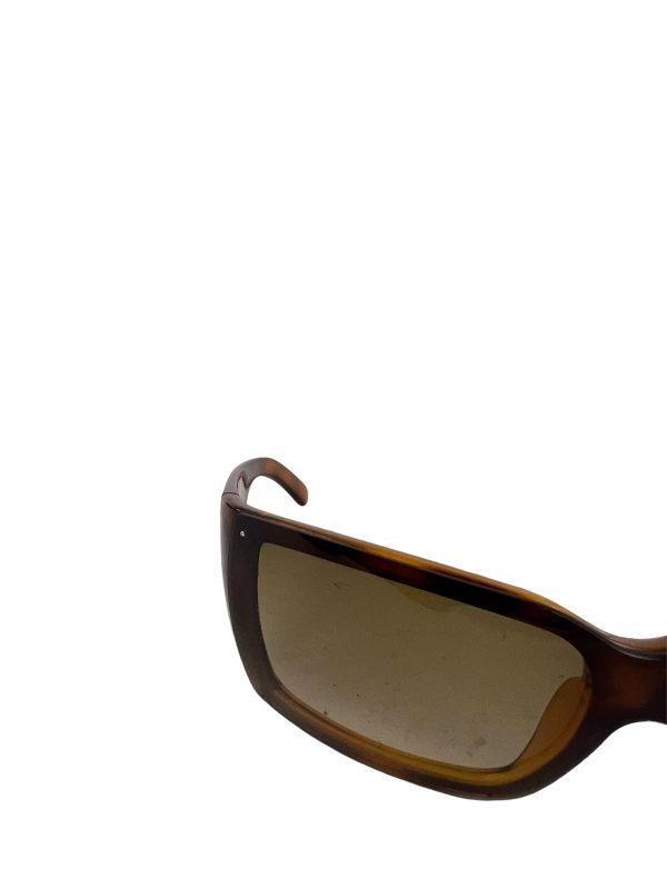 Chanel Tortoise Shell Wrap Around Sunglasses Supply