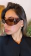 Chanel Tortoise Shell Wrap Around Sunglasses Supply