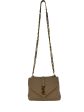 Saint Laurent Nude Chevron Leather College Top Handle Shoulder Bag For Cheap