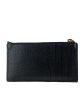 Saint Laurent Black Chevron Leather Cardholder Supply