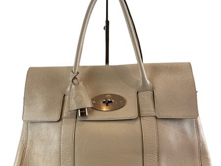 Mulberry Pale Pink Patent Leather  Bayswater  Tote Hot on Sale