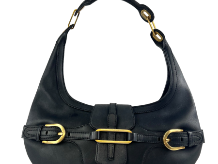 Jimmy Choo Vintage Black Leather Hobo Online now