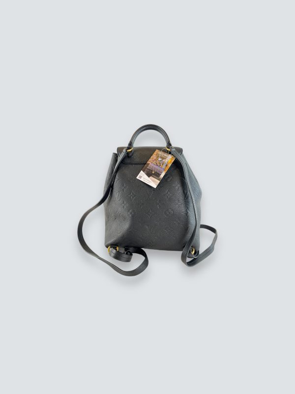 Louis Vuitton Black Empriente Leather  Montsouris  Backpack PM For Cheap