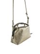 Gianni Chiarini Gold Metallic Leather Mini Crossbody Supply