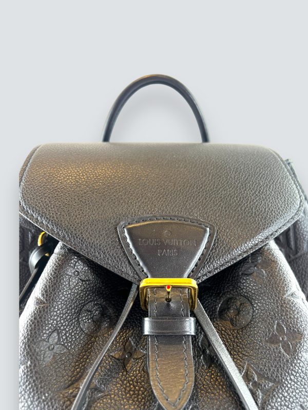 Louis Vuitton Black Empreinte Leather Montsouris Backpack Discount