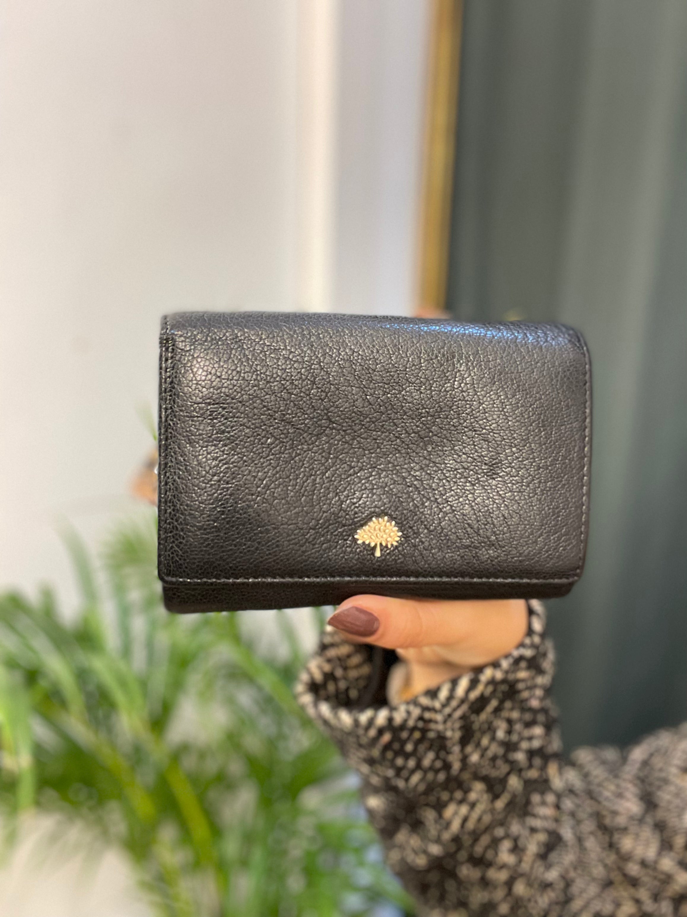 Mulberry Small Black Leather Wallet Online