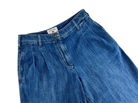 Chanel Wide Leg Denim Jeans - Size 40 Discount