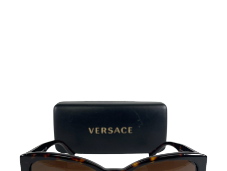 Versace Brown Tortoiseshell Sunglasses Discount