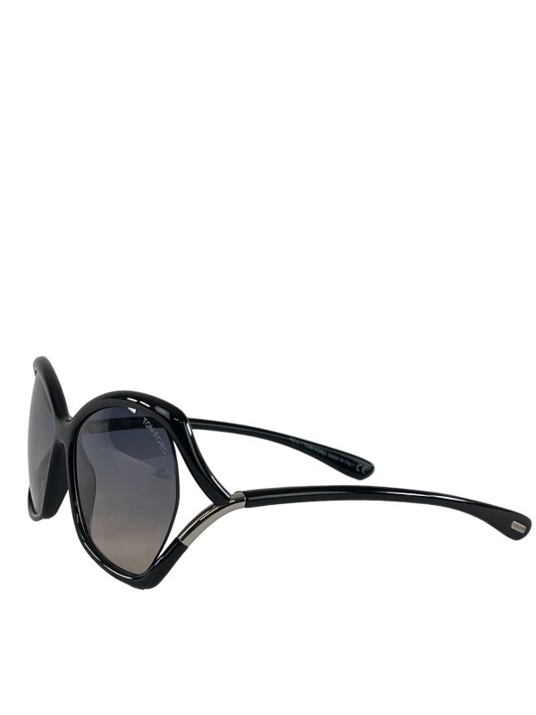 Tom Ford Black Cateye Sunglasses For Discount