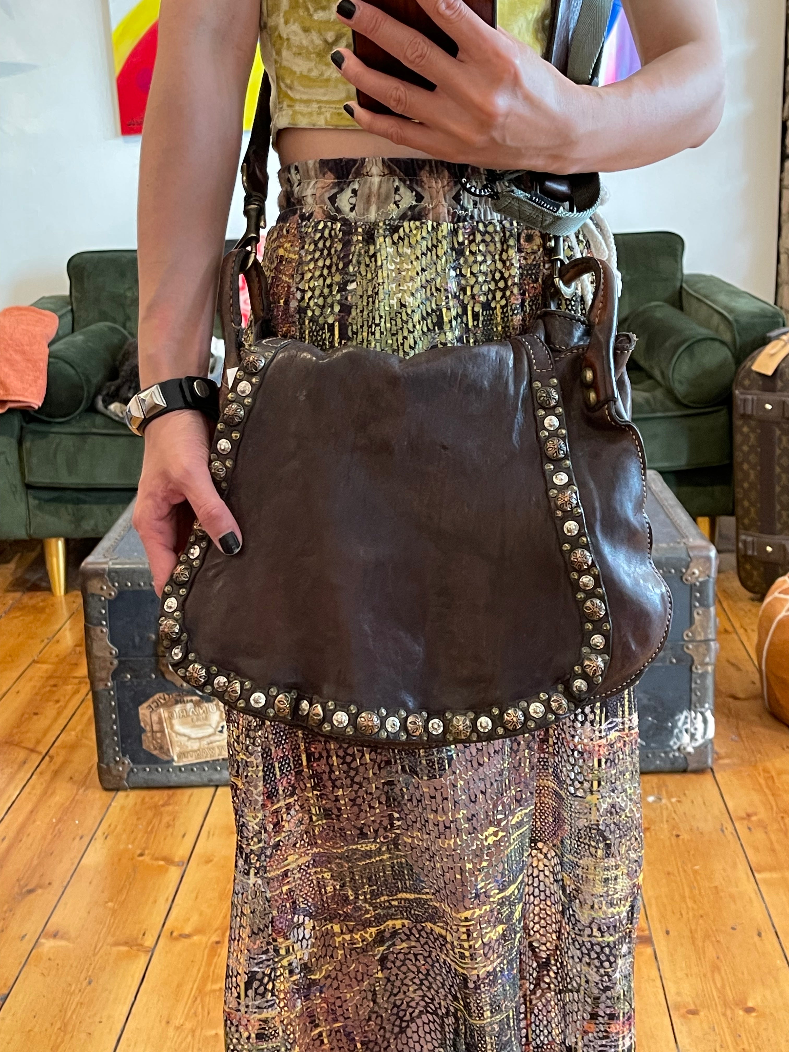 Campomaggi Brown Leather Crossbody Fashion