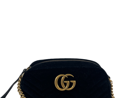 Gucci Black Velvet Marmont Crossbody Online