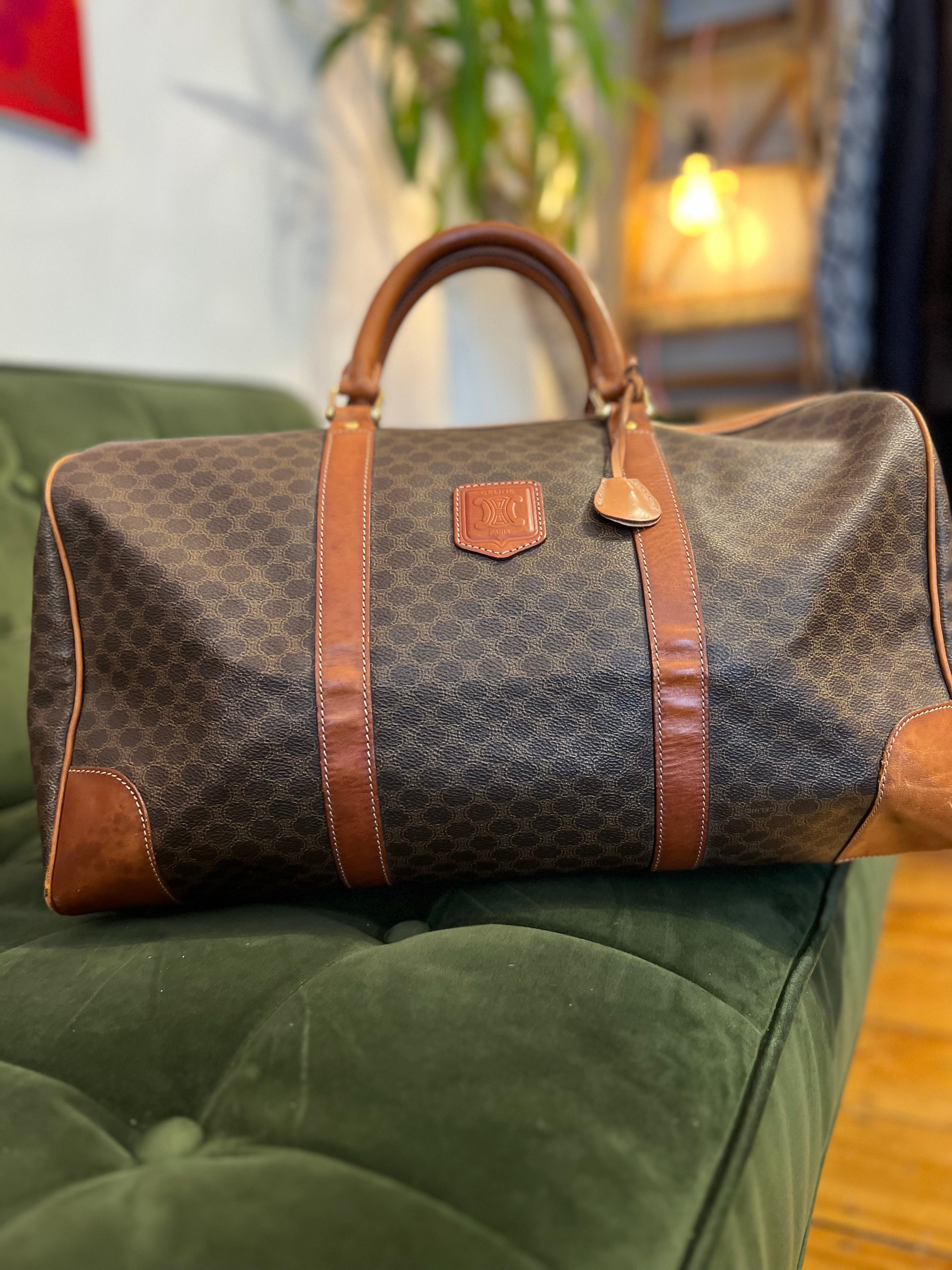 Celine Monogram Canvas & Leather Luggage Discount