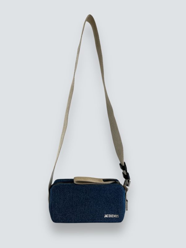 Jacquemus Denim  Le Cuerda  Horizontal Shoulder Bag For Discount