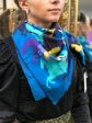 Hermès Blue Silk Scarf Fashion