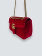 Gucci Red Velvet GG Marmont Crossbody Online now