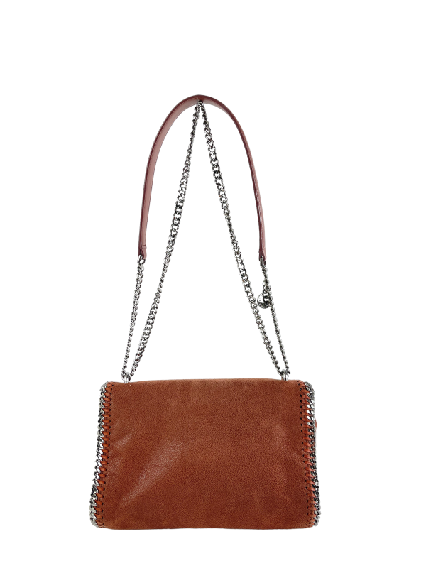 Stella McCartney Brown Faux Suede Falabella Crossbody Cheap