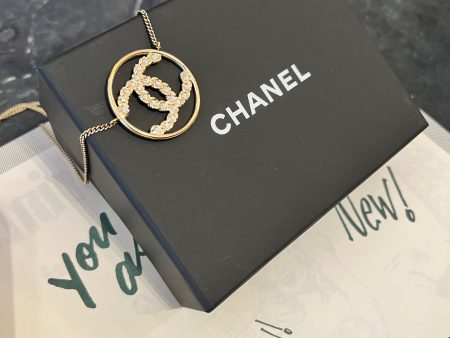 Chanel Goldtone CC Necklace Fashion