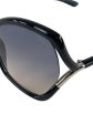 Tom Ford Black Cateye Sunglasses For Discount