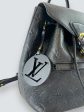 Louis Vuitton Black Empreinte Leather Montsouris Backpack Discount