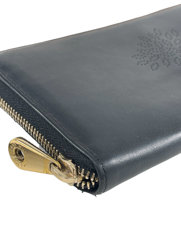 Mulberry Black Leather Rectangle Wallet Discount