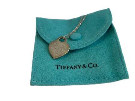 Tiffany and Co. Sterling Silver Heart Necklace For Cheap