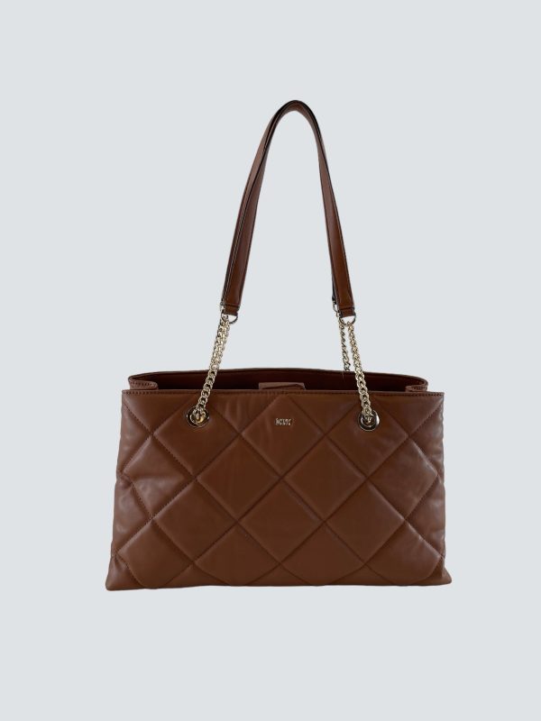 DKNY Tan Leather Tote on Sale