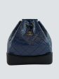 Chanel Navy & Black Lambskin Leather Backpack Online Hot Sale