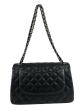 Chanel Black Caviar Leather  Jumbo Double Flap  Bag Online Hot Sale