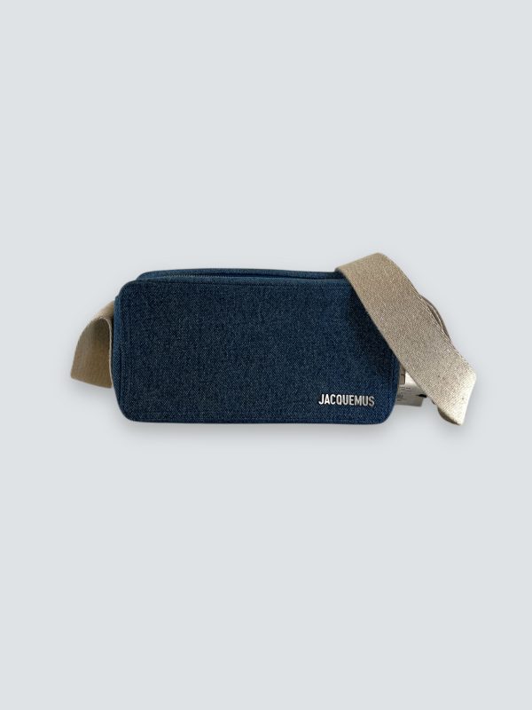 Jacquemus Denim  Le Cuerda  Horizontal Shoulder Bag For Discount