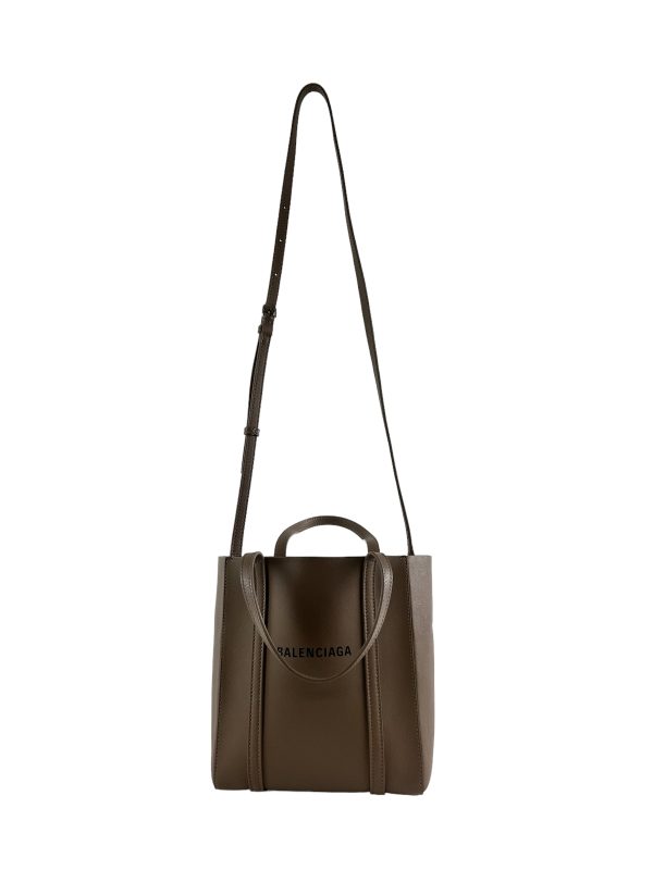 Balenciaga Taupe Leather Small  Everyday  Tote with Shoulder Strap Online now