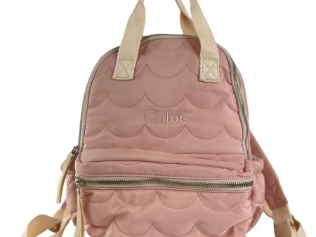 Chloe Pink Nylon Kids Backpack For Discount