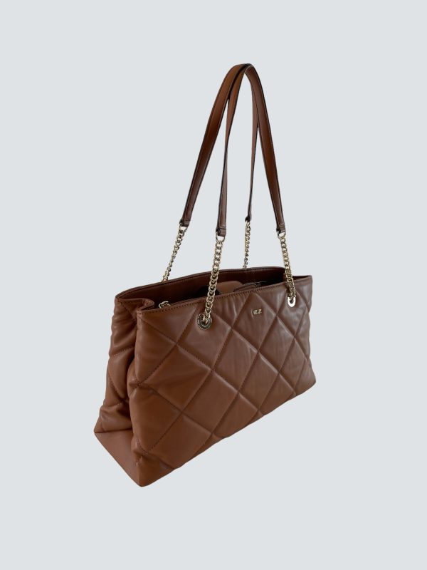 DKNY Tan Leather Tote on Sale