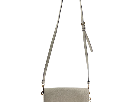 Coach Small Off White Leather Crossbody Online now