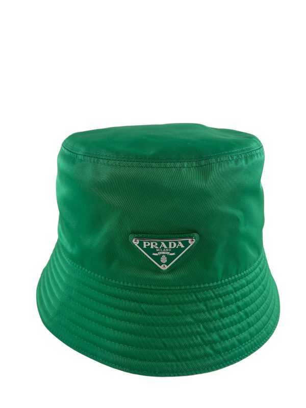 Prada Green Re-Nylon Bucket Hat - Medium Fashion