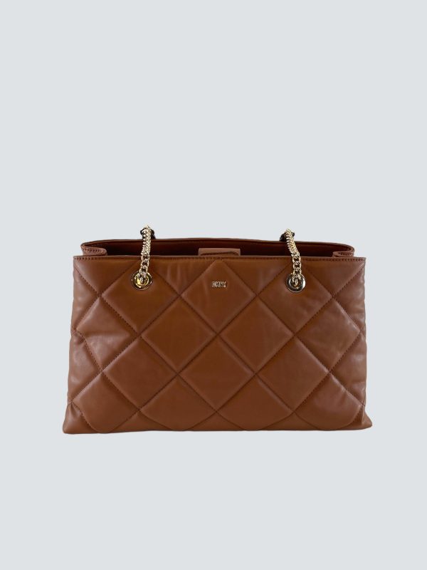 DKNY Tan Leather Tote on Sale