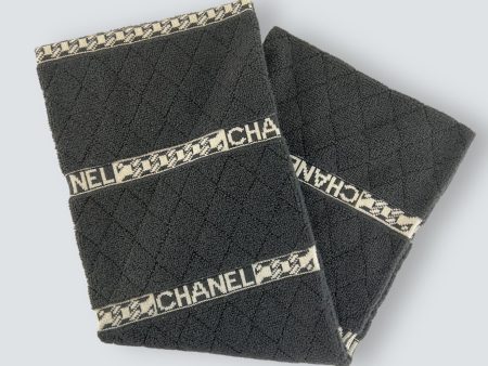 Chanel Black 100% Cashmere Scarf For Cheap