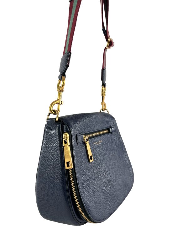 PART PAYMENT ONLY - Marc Jacobs Navy Leather Large Recruit Crossbody Cheap