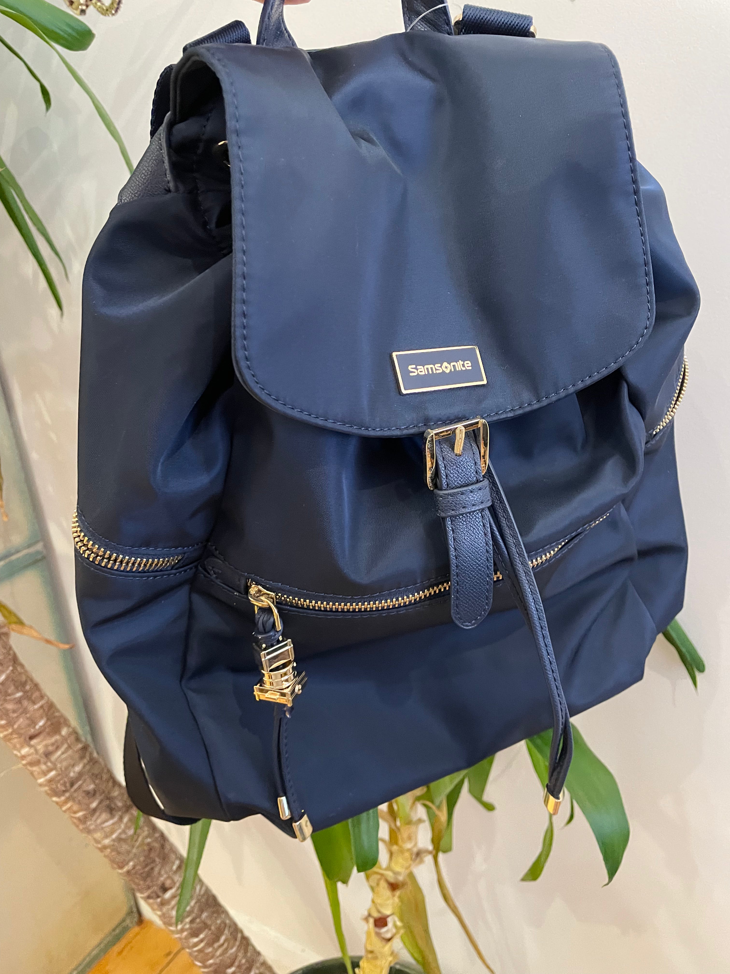 Samsonite Navy Nylon Backpack on Sale