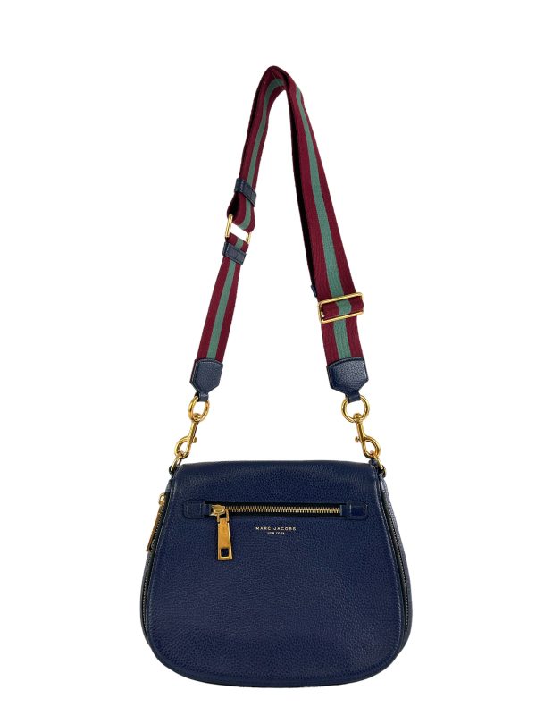 PART PAYMENT ONLY - Marc Jacobs Navy Leather Large Recruit Crossbody Cheap