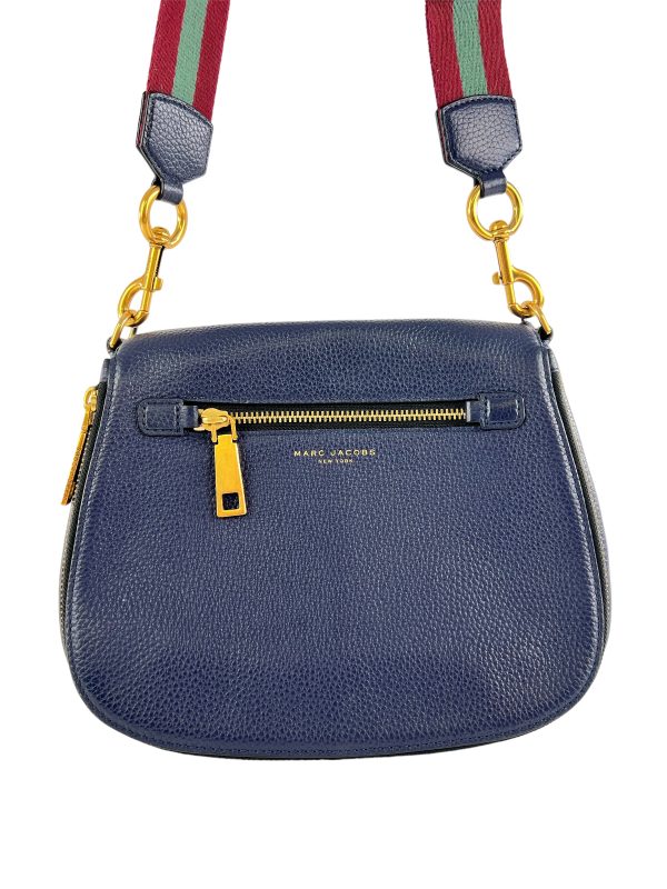 PART PAYMENT ONLY - Marc Jacobs Navy Leather Large Recruit Crossbody Cheap